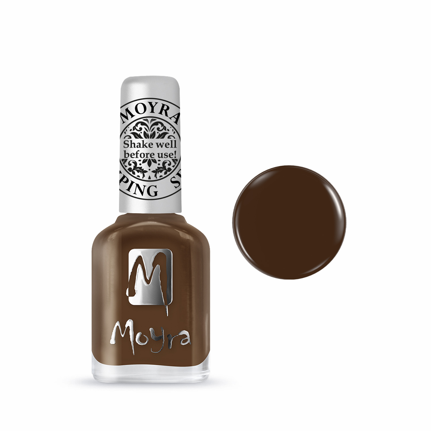 Moyra Lakier do stempli 13 Dark Brown 12 ml