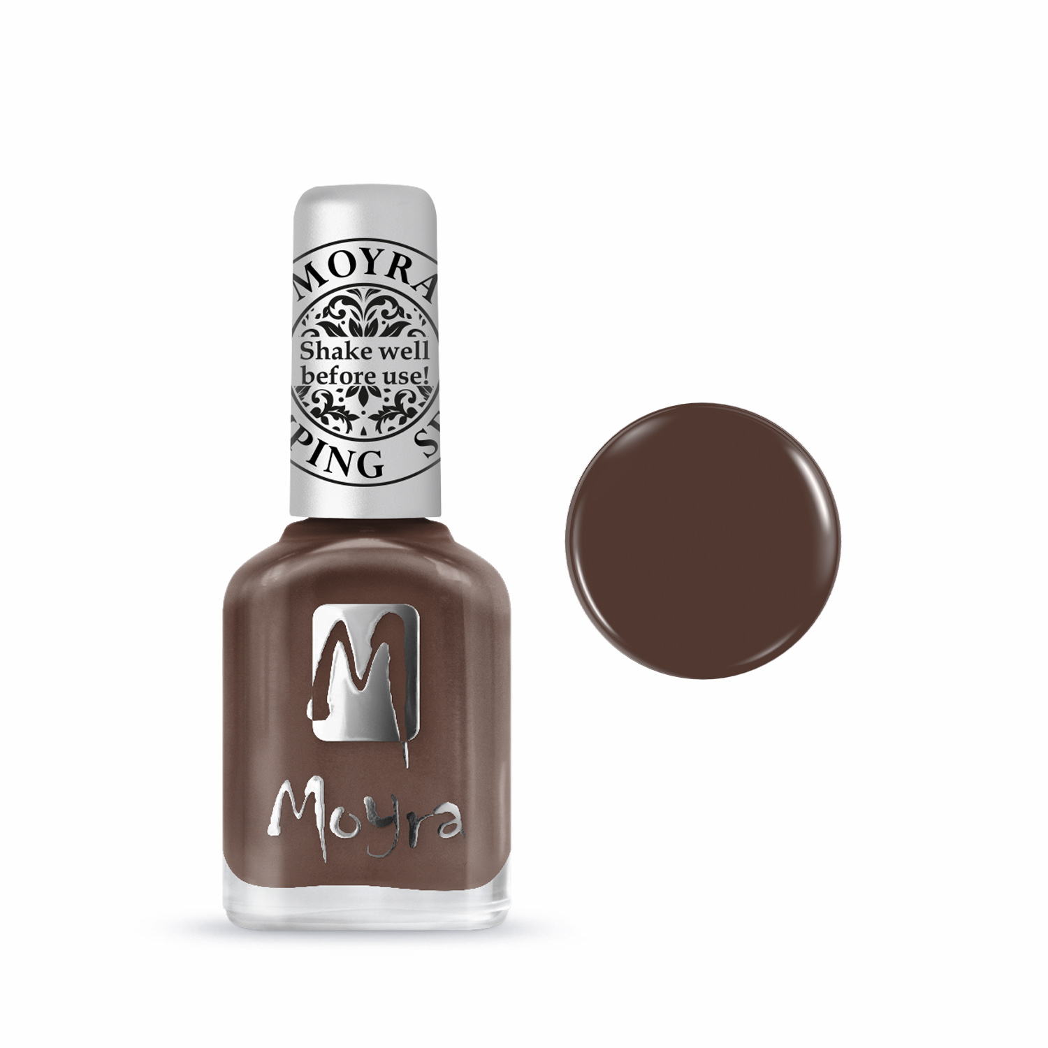 Moyra Lakier do stempli 37 Chocolate brown 12 ml