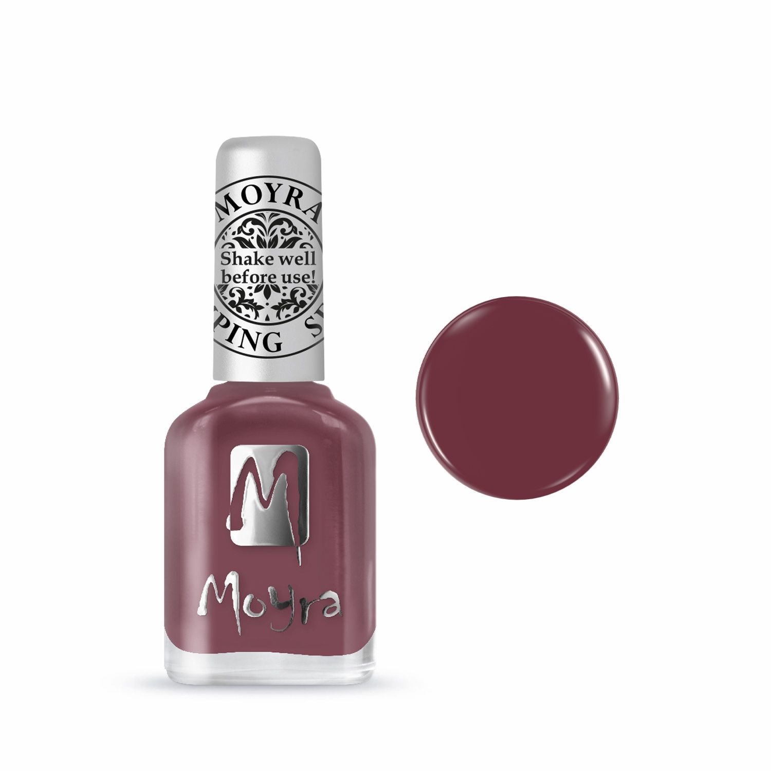 Moyra Lakier do stempli 38 Cashmere bordeaux 12 ml