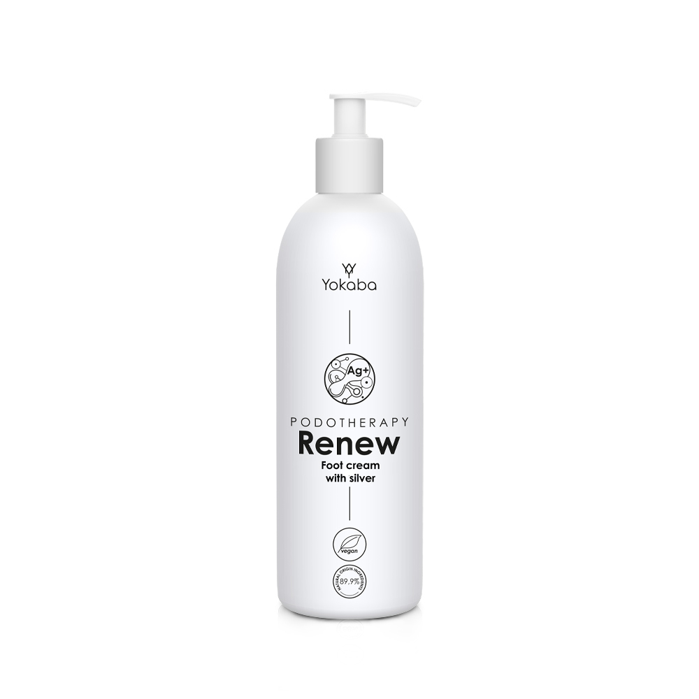 Renew Foot Cream with Silver Podotherapy Yokaba 250 ml
