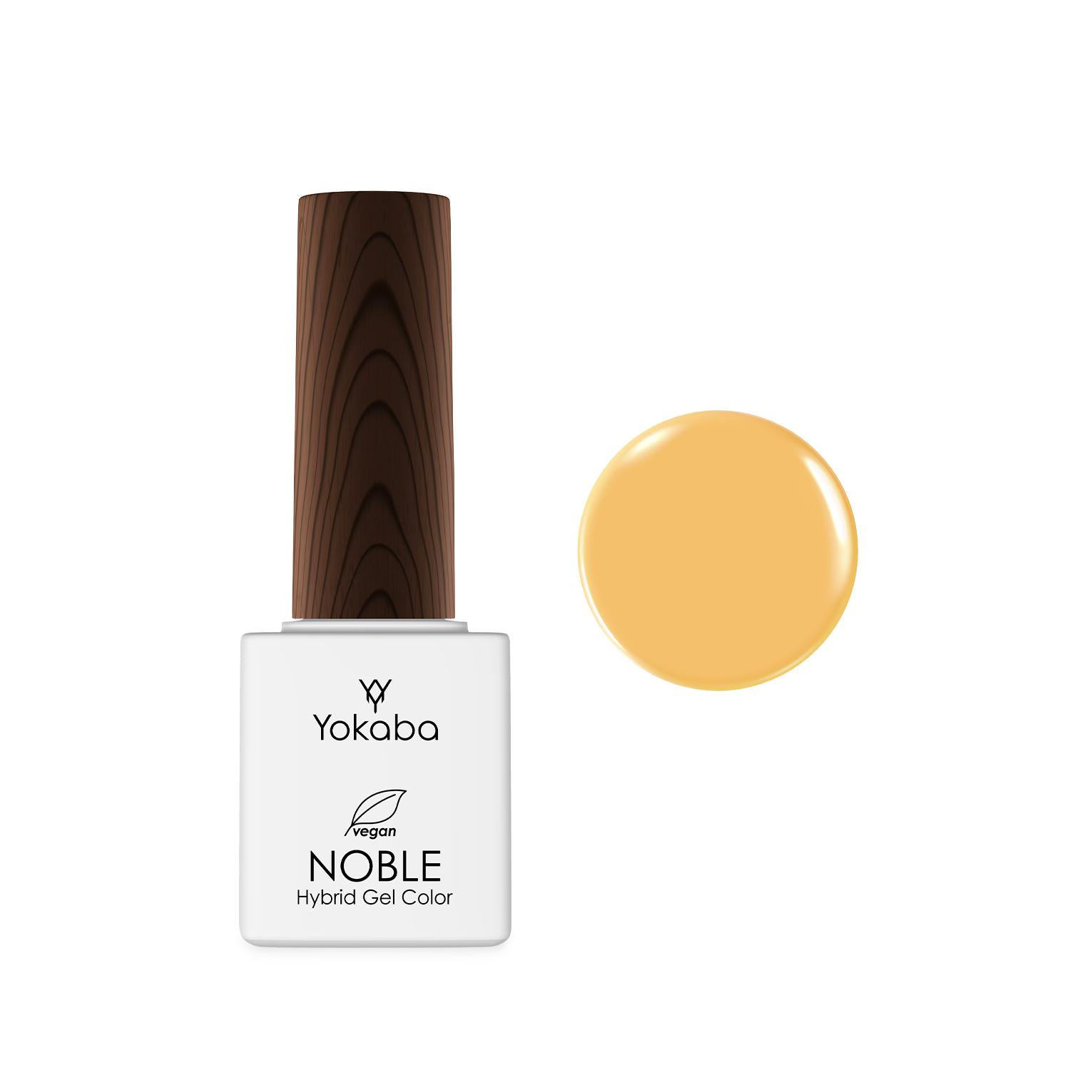 54 Orange Sorbet - lakier hybrydowy NOBLE HYBRID GEL COLOR COAT UV/LED 7 ml