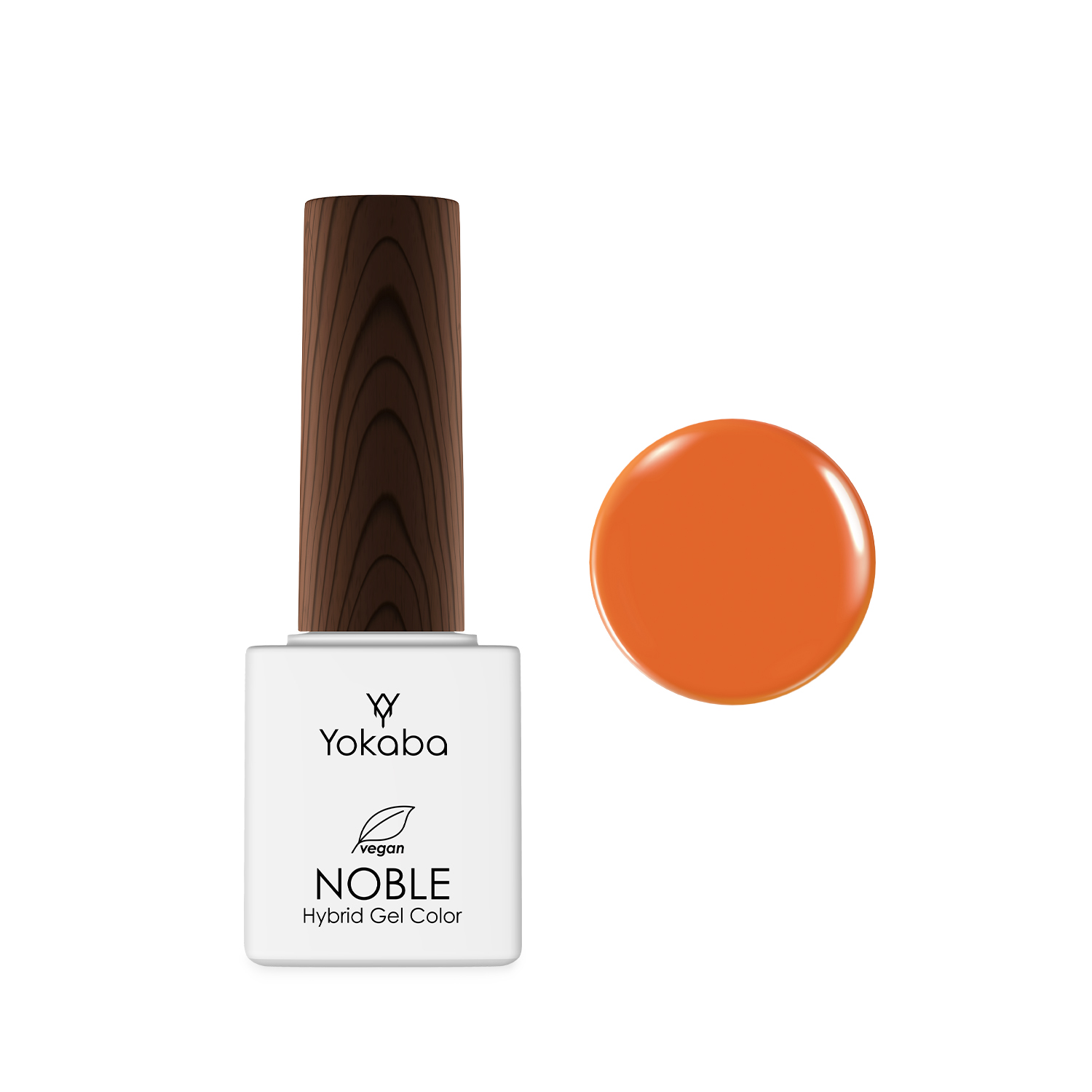 55 Viva Orange - lakier hybrydowy NOBLE HYBRID GEL COLOR COAT UV/LED 7ML