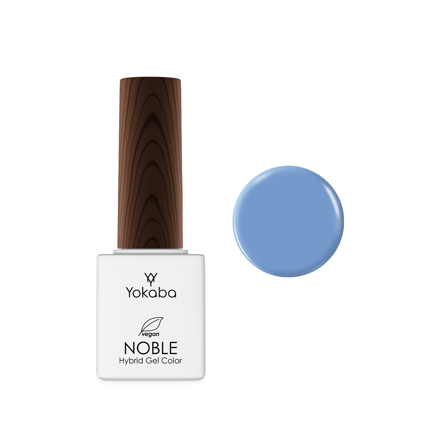81 Lovely Blue - lakier hybrydowy NOBLE HYBRID GEL COLOR COAT UV/LED 7ML