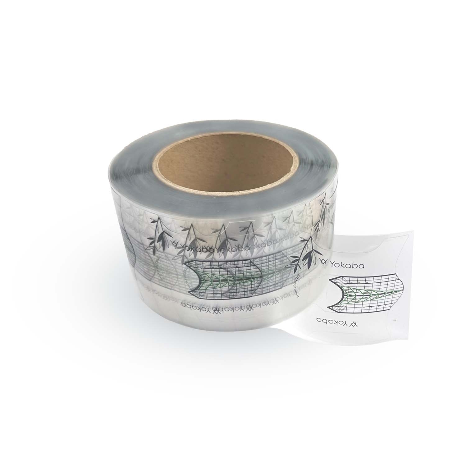 Szablony przezroczyste do przedłużania paznokci 500 szt. Yokaba