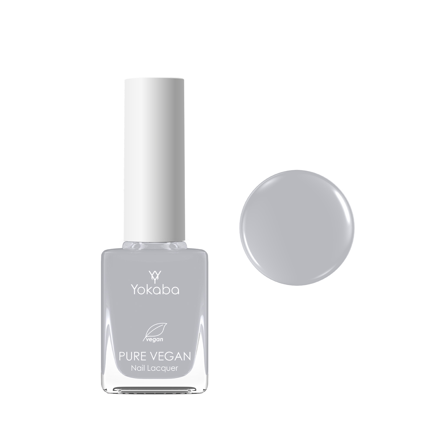 05 Ash Grey lakier klasyczny PURE VEGAN NAIL LACQUER 10 ML