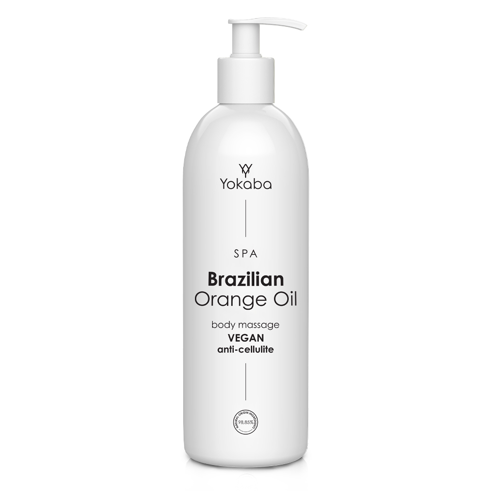 Brazilian Orange SPA Oil Body Massage Vegan Anti-Cellulite Yokaba 500 ml