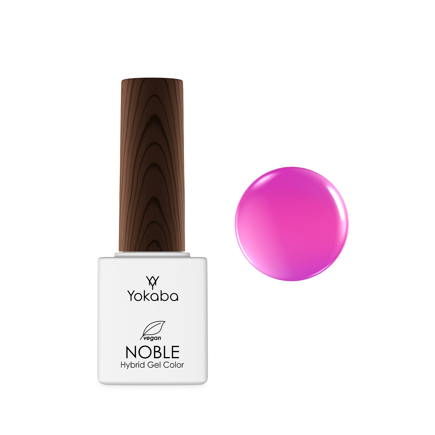 15 Opal Pink - lakier hybrydowy NOBLE HYBRID GEL COLOR COAT UV/LED 7 ml
