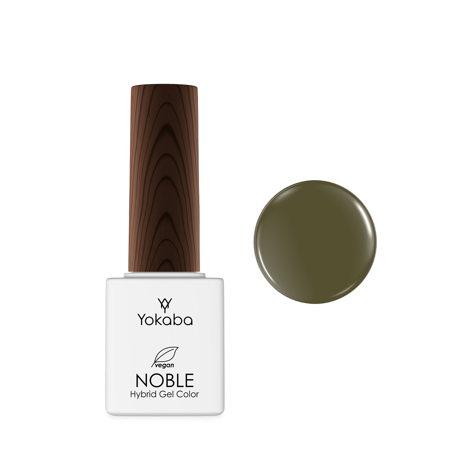 28 Army Green - lakier hybrydowy NOBLE HYBRID GEL COLOR COAT UV/LED 7 ml