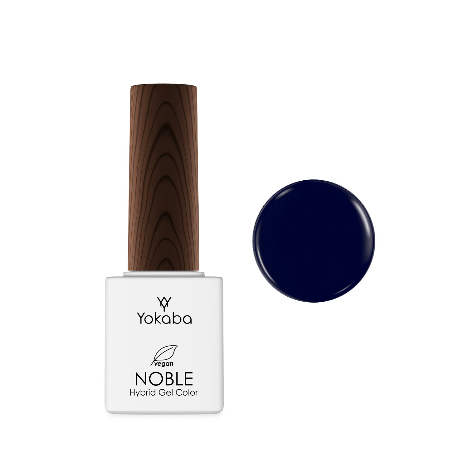 26 Dark Ink - lakier hybrydowy NOBLE HYBRID GEL COLOR COAT UV/LED 7ML