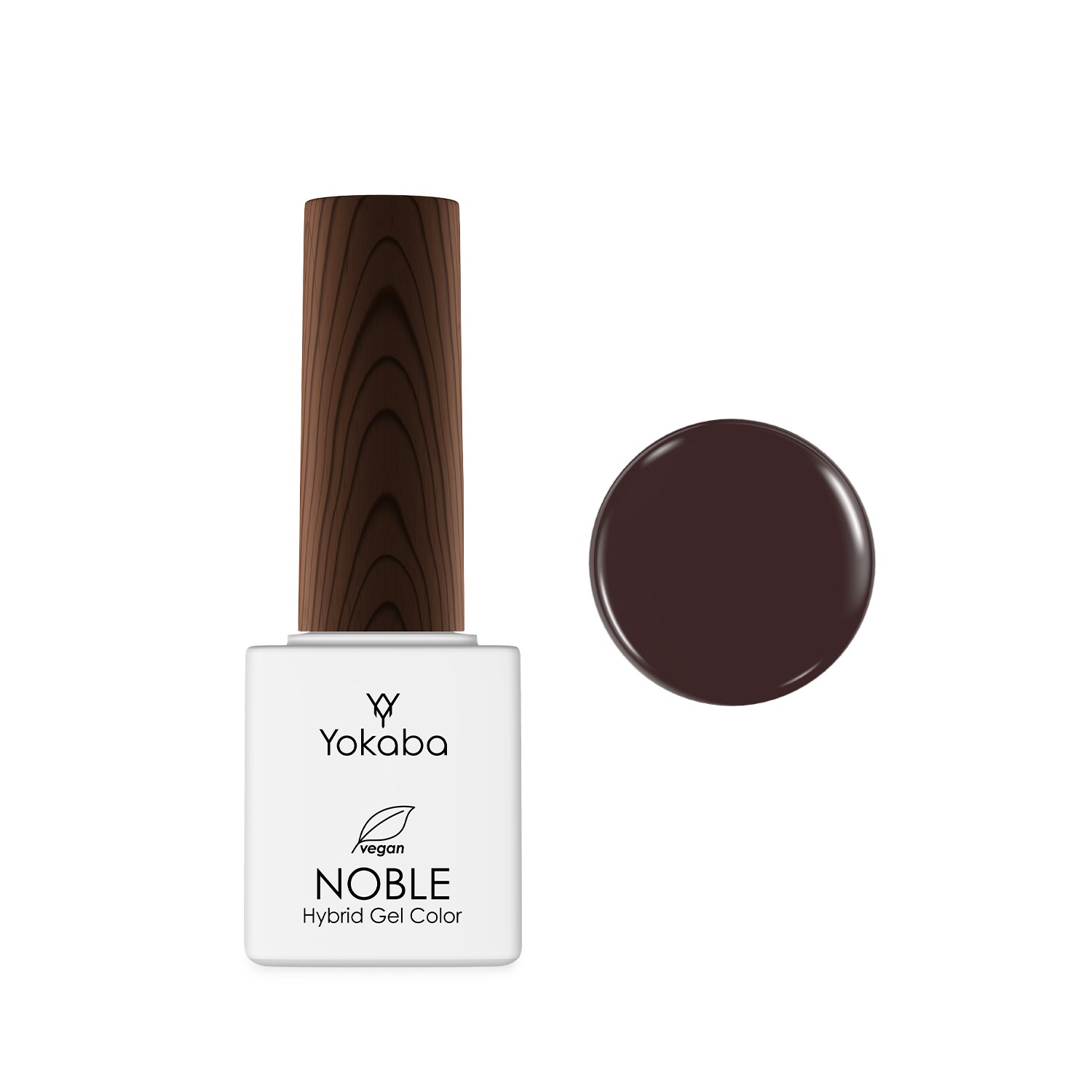 20 Chocolate Swirl - lakier hybrydowy NOBLE HYBRID GEL COLOR COAT UV/LED 7 ml