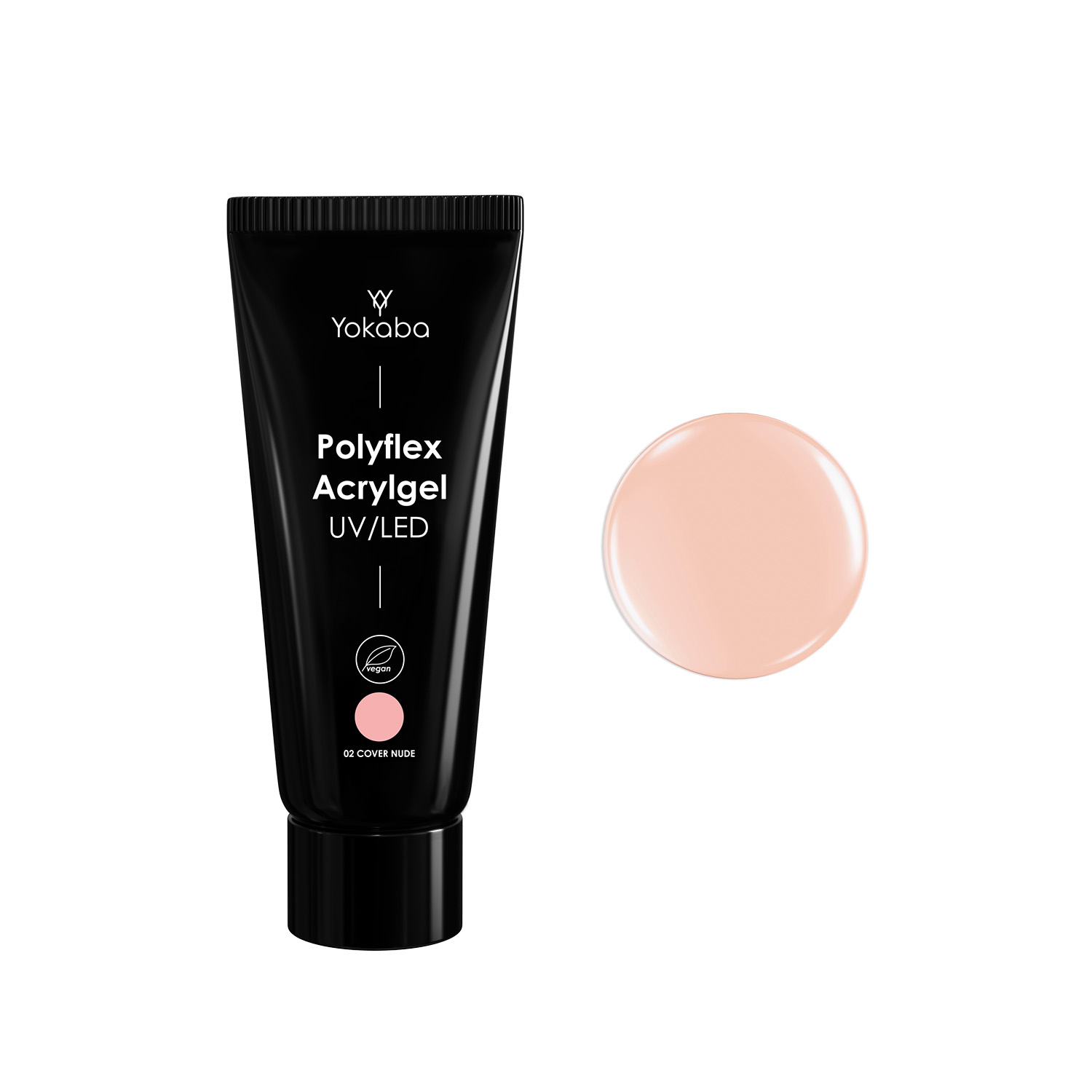 02 Cover Nude Acrylgel Polyflex Yokaba 60 g