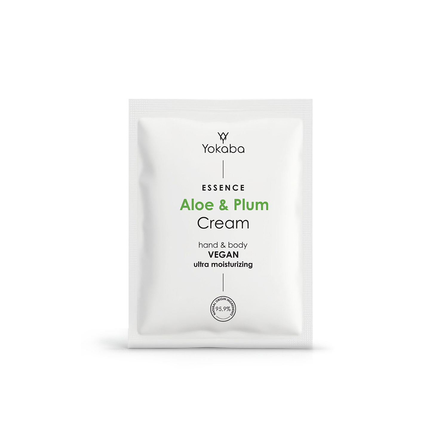 Aloe&Plum Cream hand&body vegan ultra moisturizing Essence Yokaba - saszetka 2 ml
