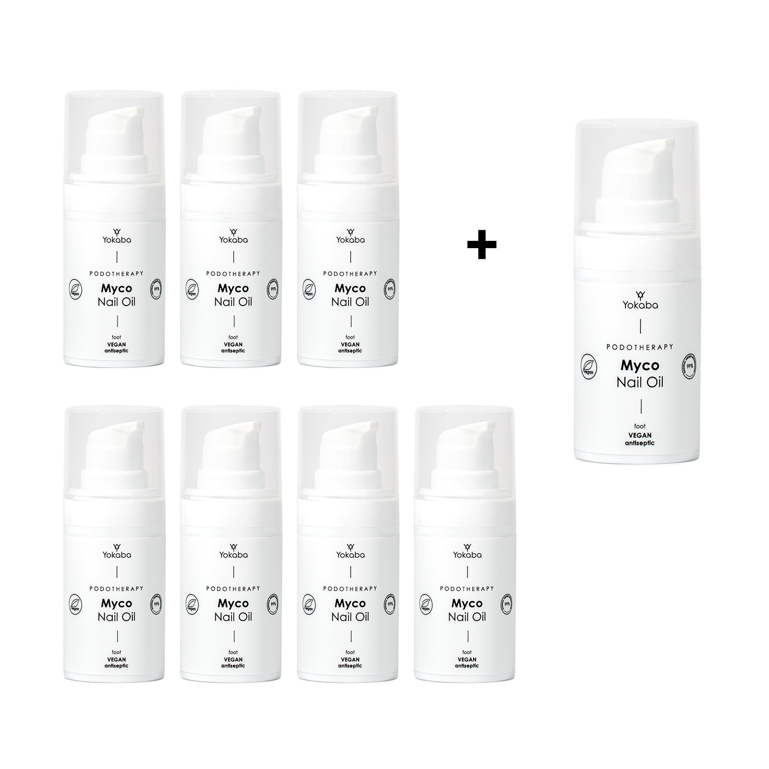 Zestaw 7+1 GRATIS Myco Nail Oil Podotherapy Yokaba 15 ml