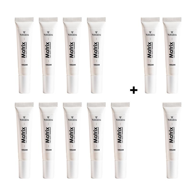 Zestaw 9+3 Matrix Nail Repair Treatment Vegan Yokaba 15 ml