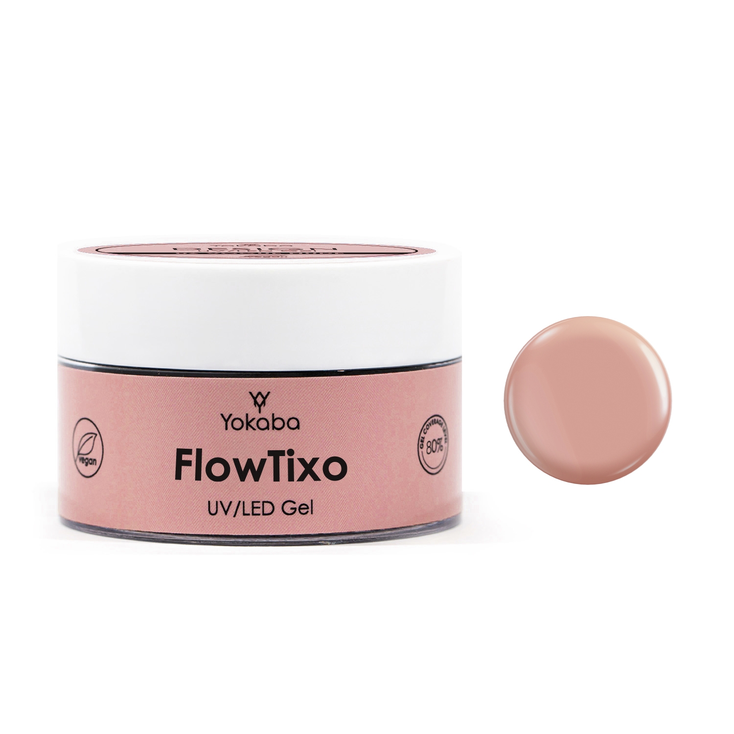 06 Cover Beige FlowTixo Gel UV/LED- Yokaba 50 g