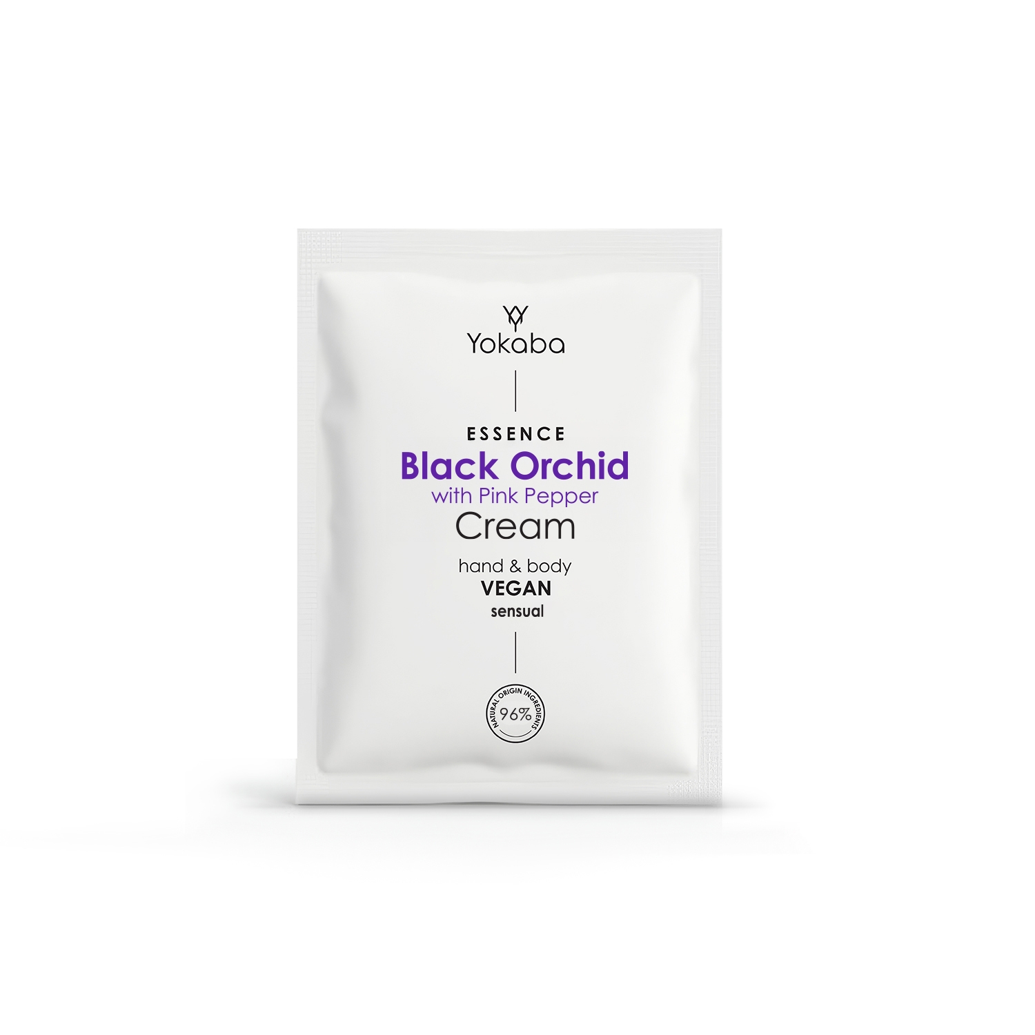 Black Orchid with pink pepper Hand & Body Cream Sensual Essence Yokaba - saszetka 2 ml