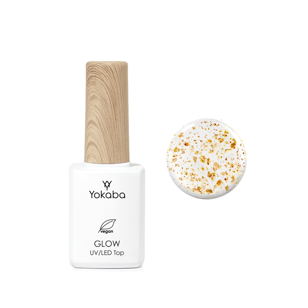 01 Gold Top Glow uv/led - Yokaba 7ml