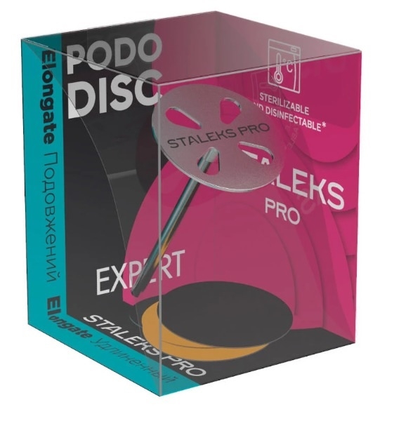 PODODISC metalowy wydłużony M-20 + zestaw nakładek 180 5 szt Wyprzedaż