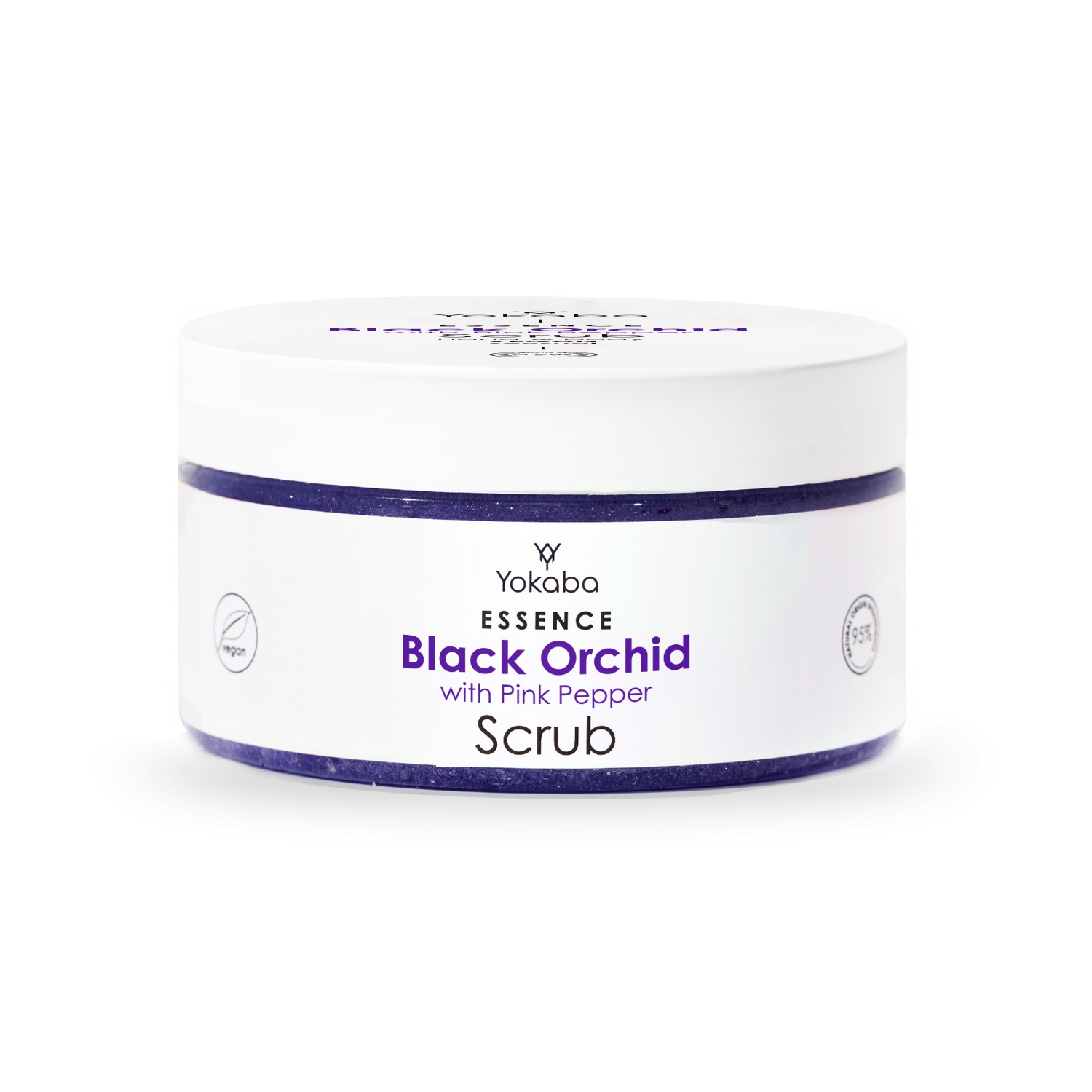 Black Orchid with pink Scrub Essence Yokaba 250 g