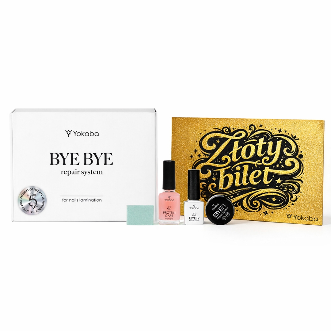 Zestaw ByeBye Repair System Protein Care Laminacja paznokci Yokaba