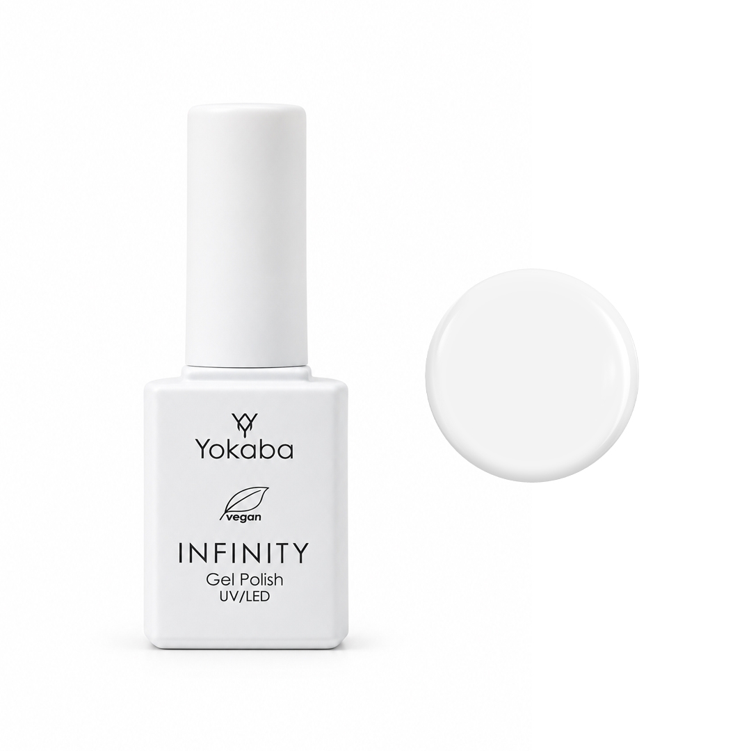 Infinity Gel Polish uv/led Yokaba 7ml - 01 White Snow