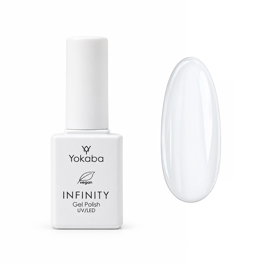 Infinity Gel Polish uv/led Yokaba 7ml - 01 White Snow