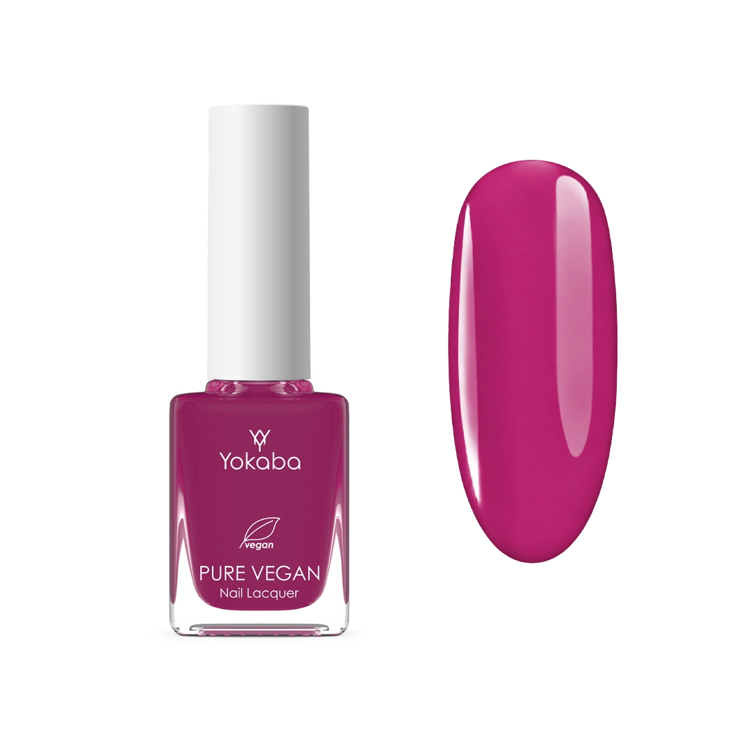 08 Charming Fushia PURE VEGAN NAIL LACQUER Yokaba 10 ML