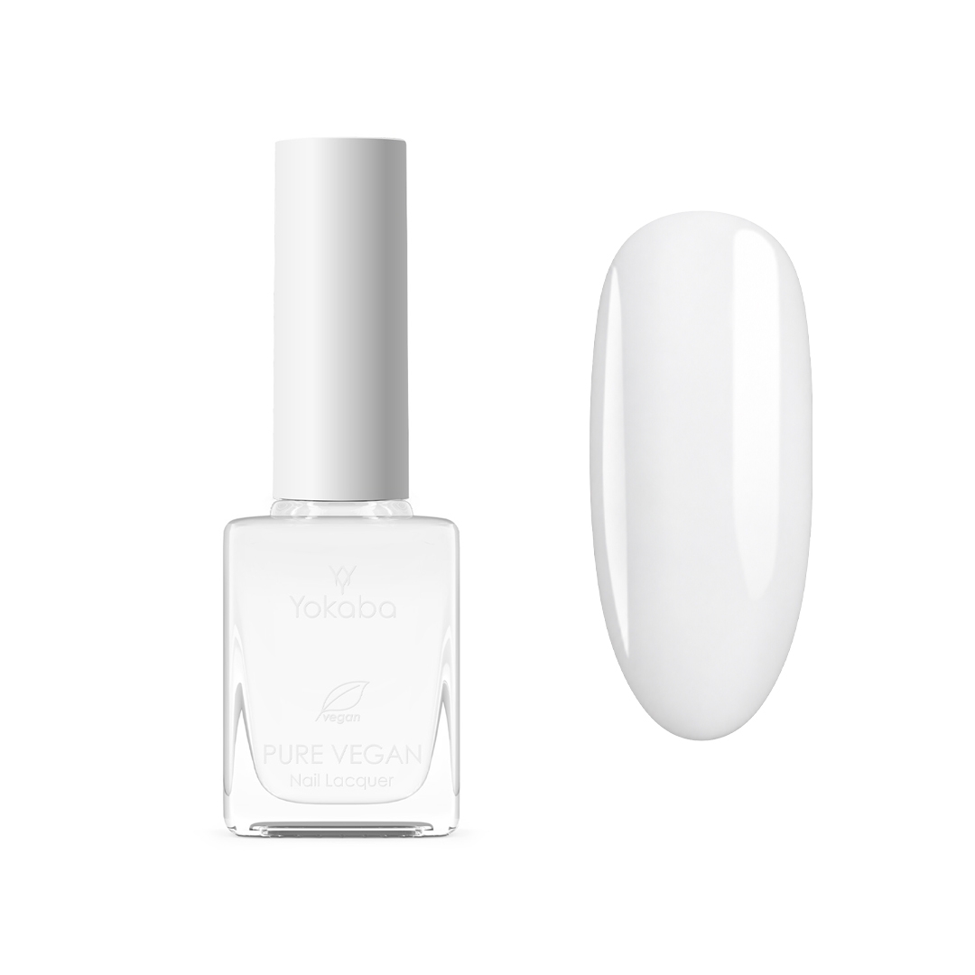 02 Simple White PURE VEGAN NAIL LACQUER Yokaba 10 ML