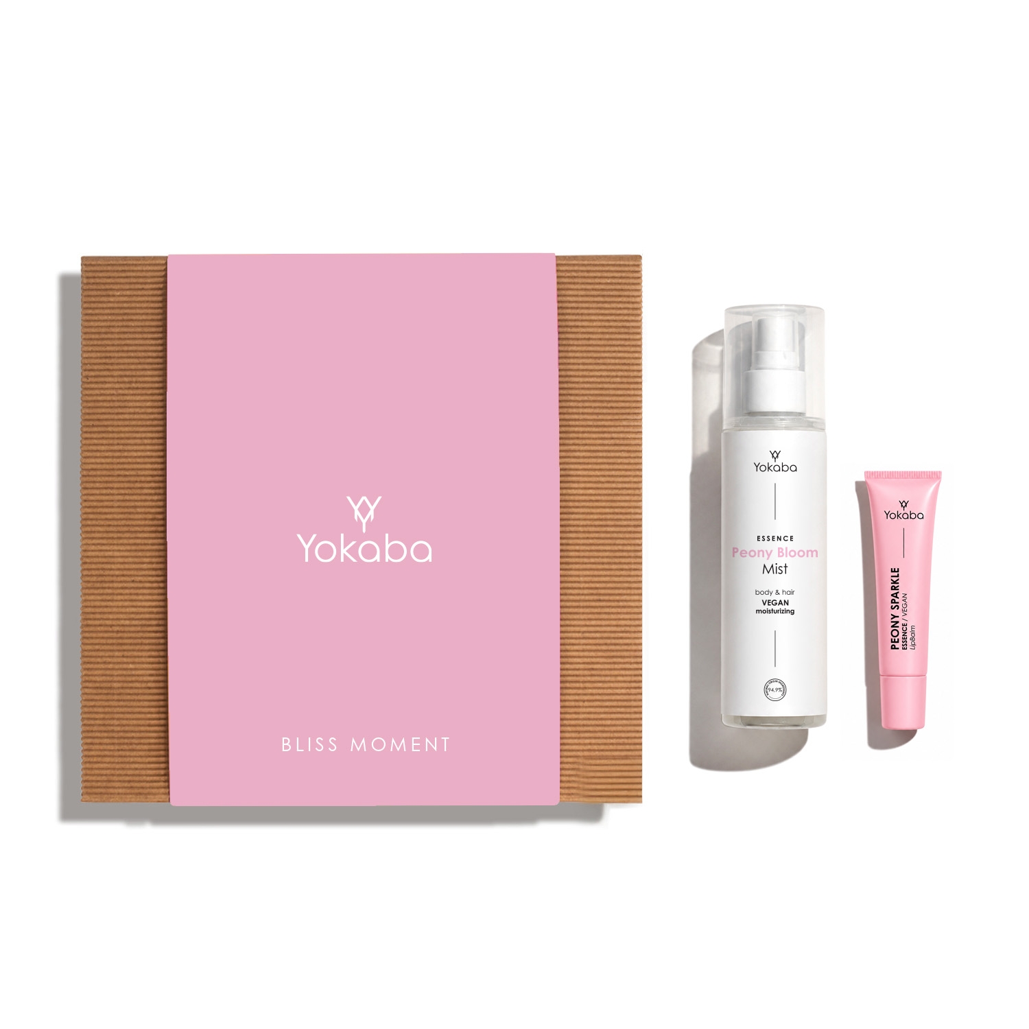 BLISS MOMENT: Peony Bloom Mist 200 ml, Peony Sparkle Lip Balm 15 ml