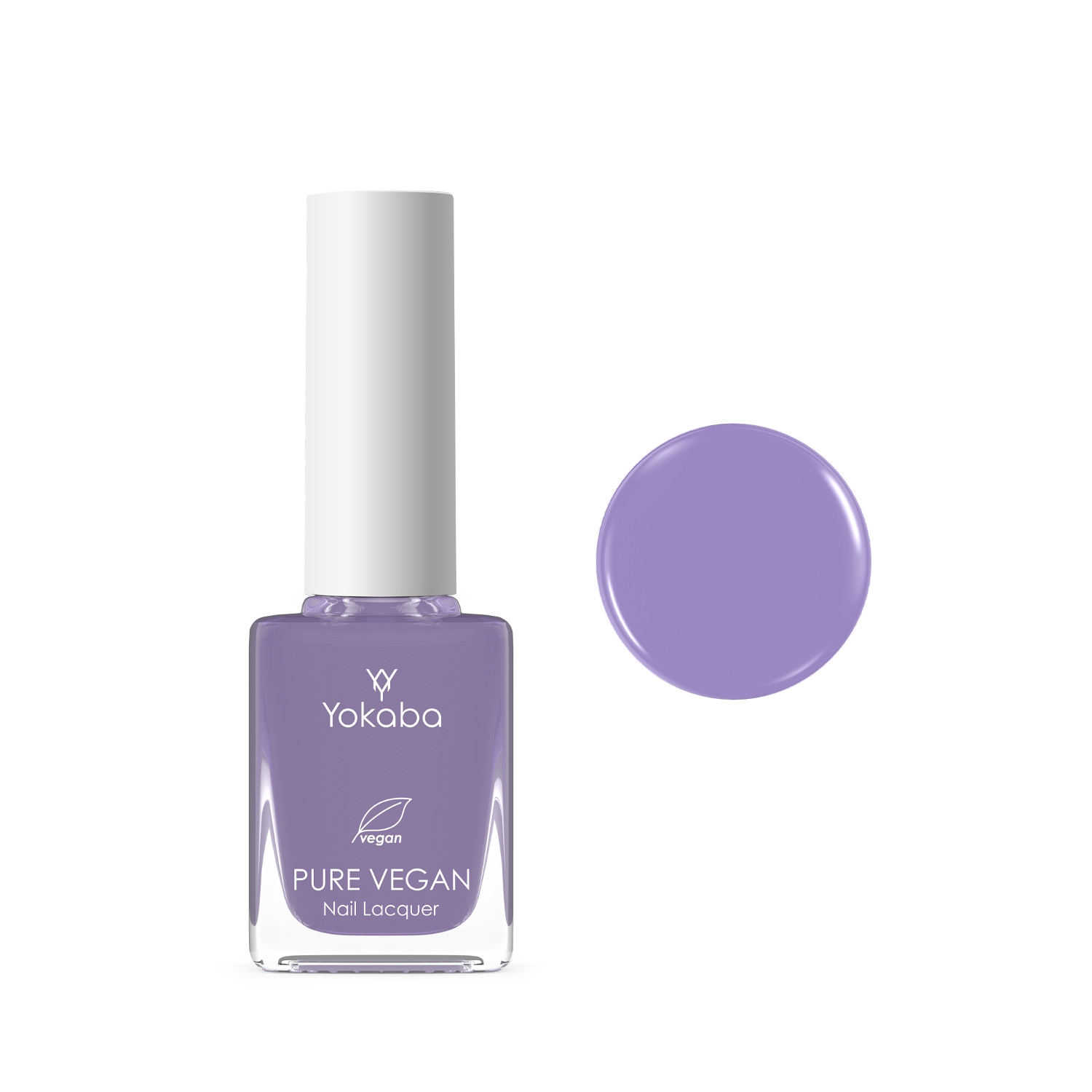 76 Light Violet lakier klasyczny PURE VEGAN NAIL LACQUER 10 ml