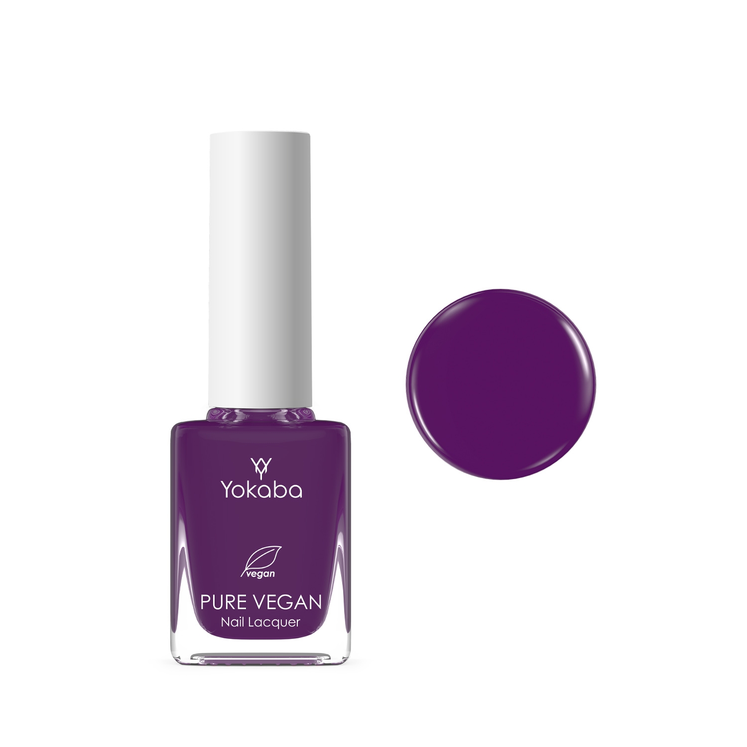 75 Grape Vibe lakier klasyczny PURE VEGAN NAIL LACQUER 10 ML