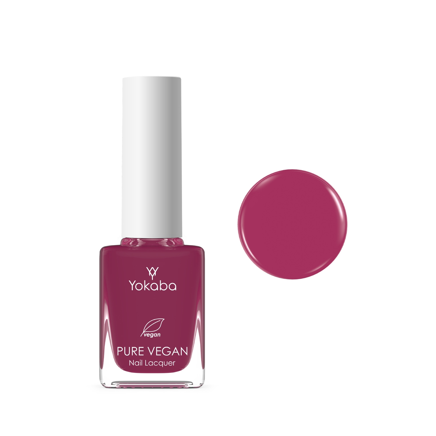 62 Charming Fuchsia lakier klasyczny PURE VEGAN NAIL LACQUER 10 ml