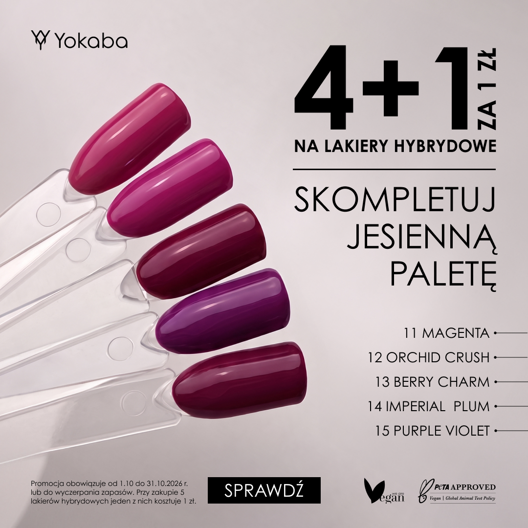 Lakiery hybrydowe Yokaba