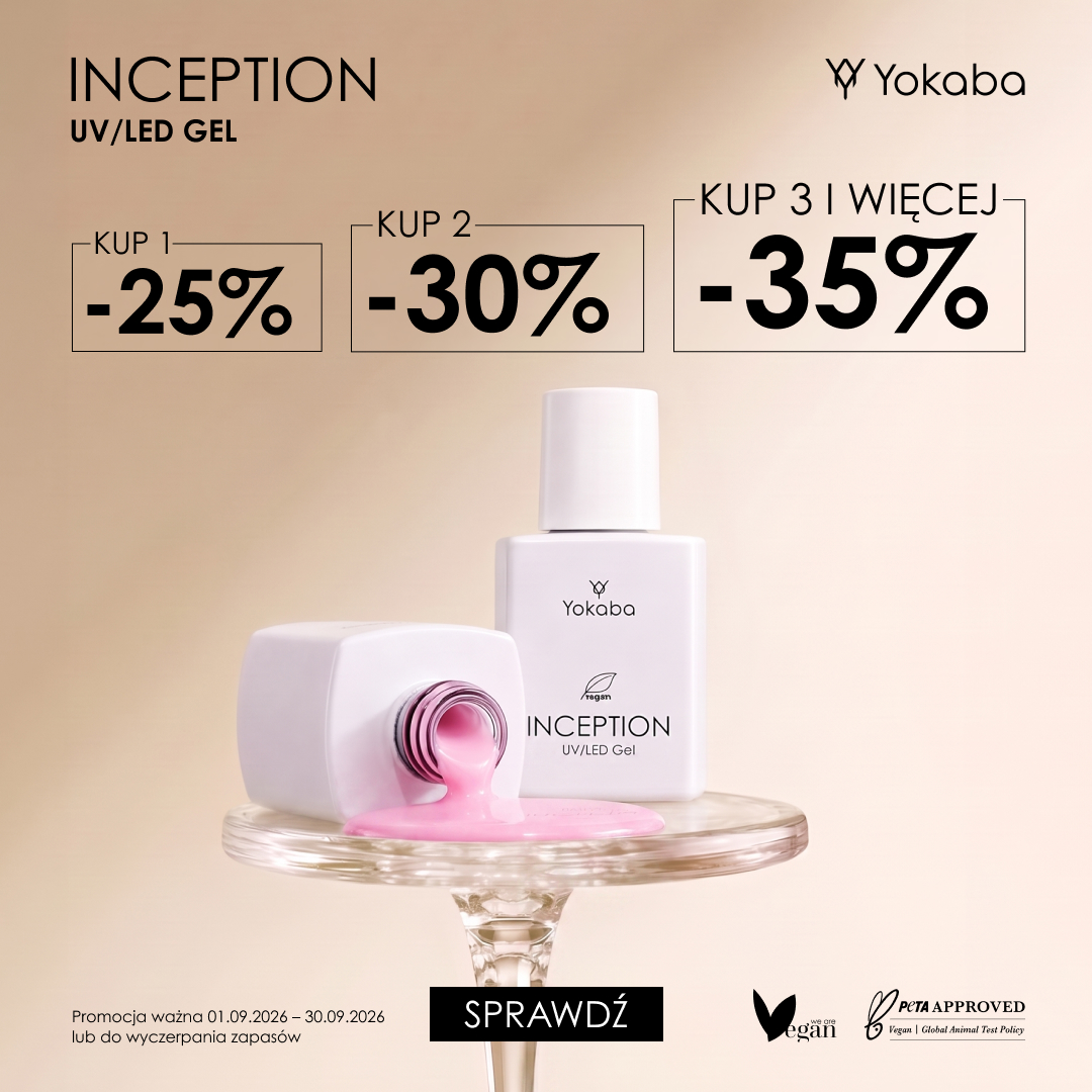 Inception żele w pędzelku Yokaba